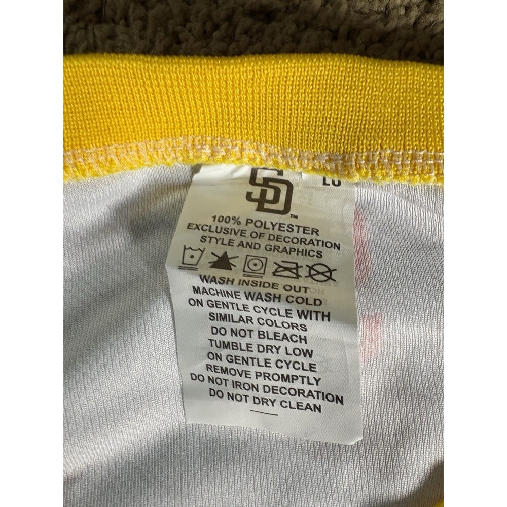 San Diego Padres Manny Machado #13 City Connect Basketball Jersey Large SGA - Picture 3 of 6